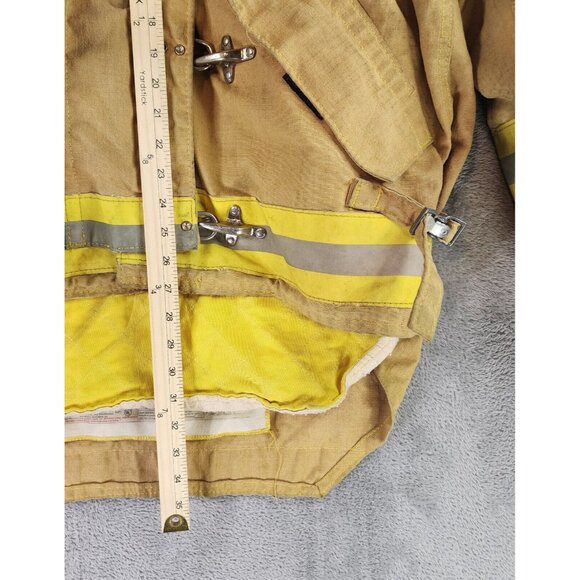 Morning Pride Firefighter Turn Out 44C 29/35L 34S Vintage Set with Boots Gloves - Picture 7 of 16